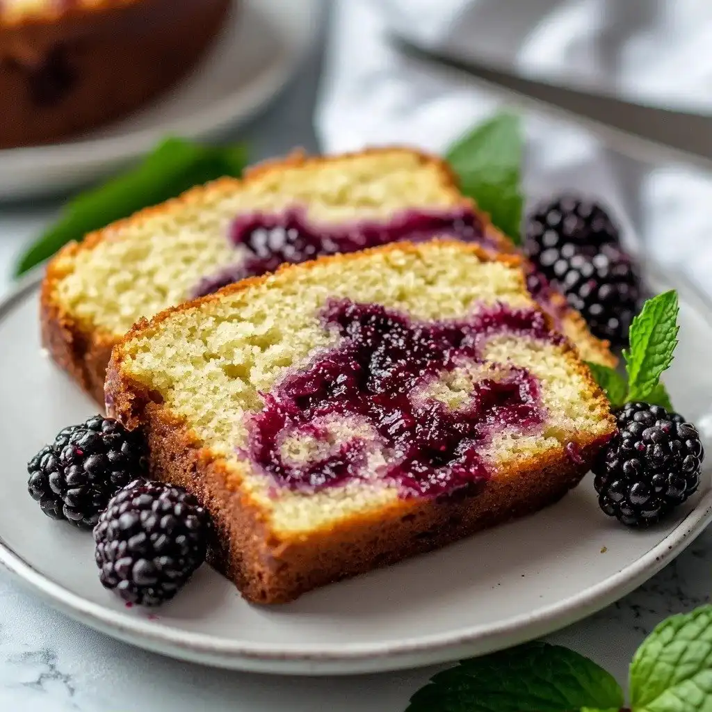Blackberry Pound Cake Recipe - step by step