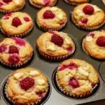 White Chocolate Raspberry Muffins - featured image