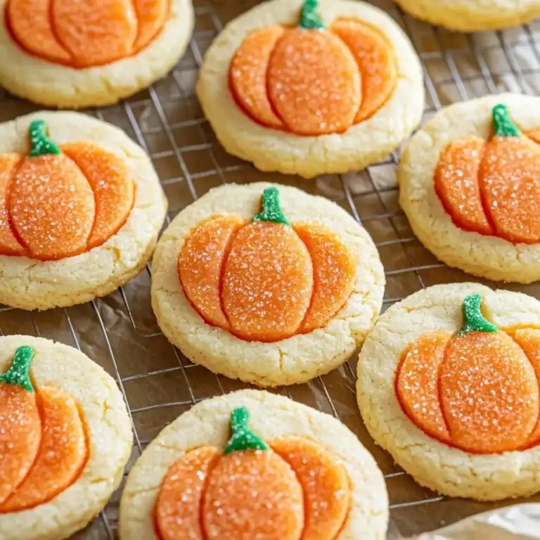 Easy Copycat Vegan Pillsbury Pumpkin Sugar Cookies - featured image