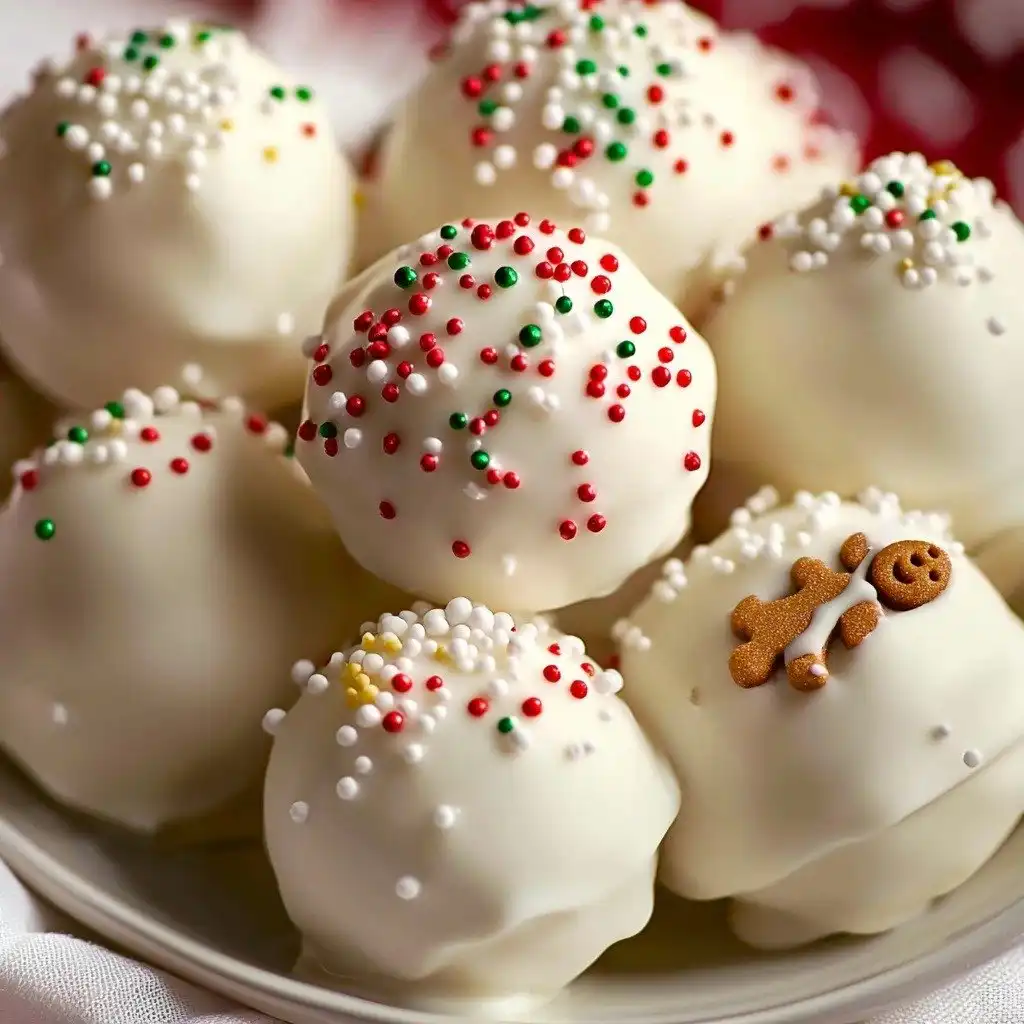 Gingerbread Truffles - finished dish