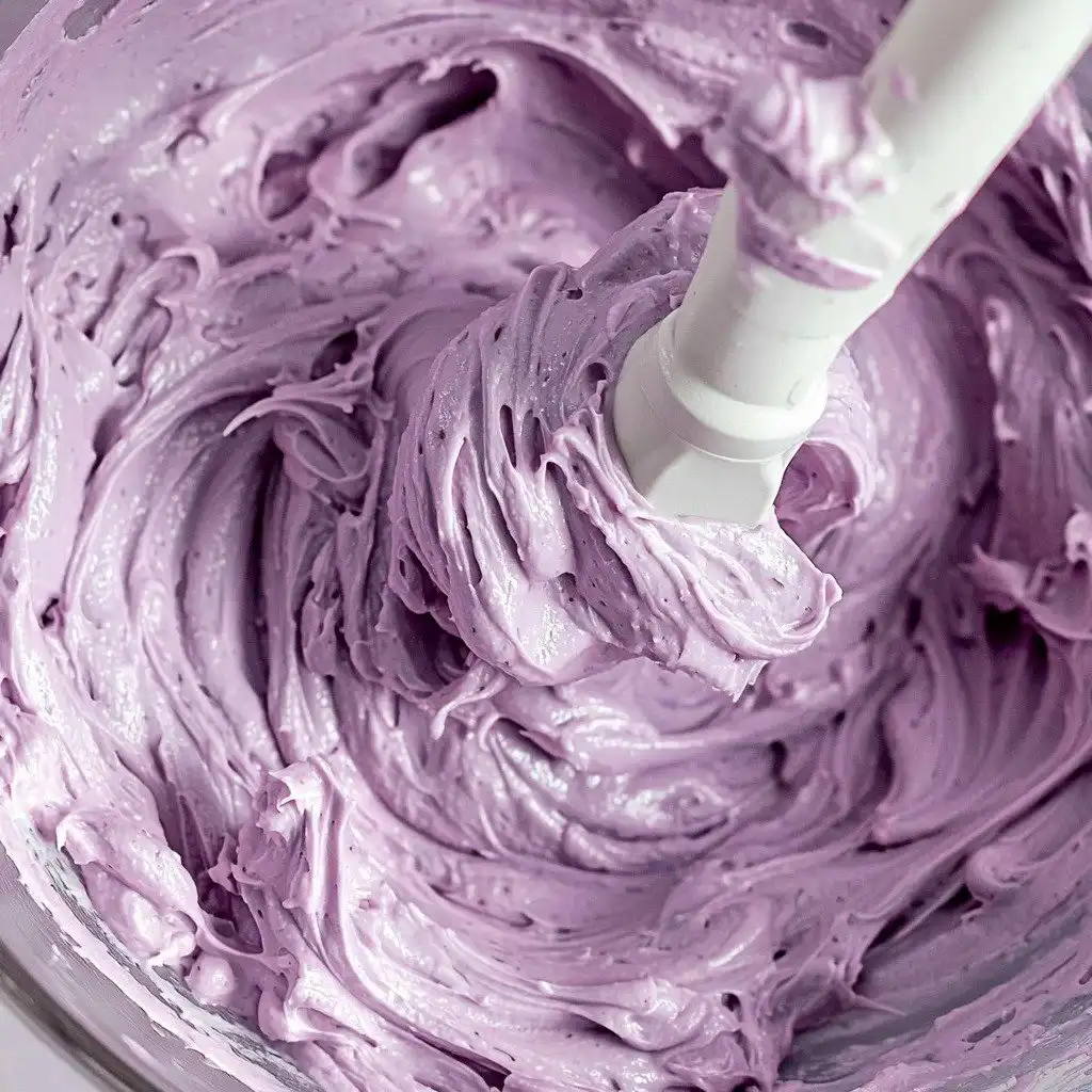 Vegan Lavender Buttercream - step by step