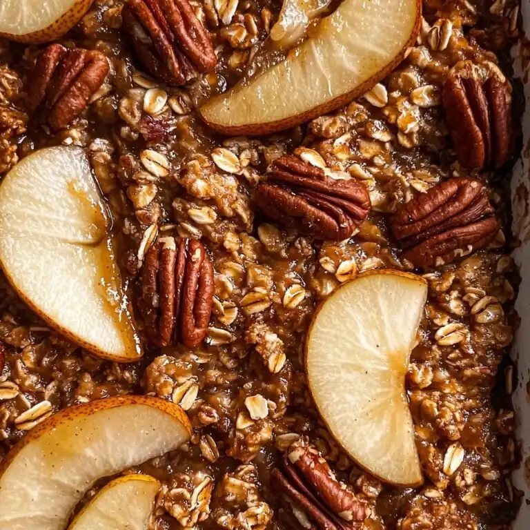 Easy Gingerbread Baked Oatmeal - featured image