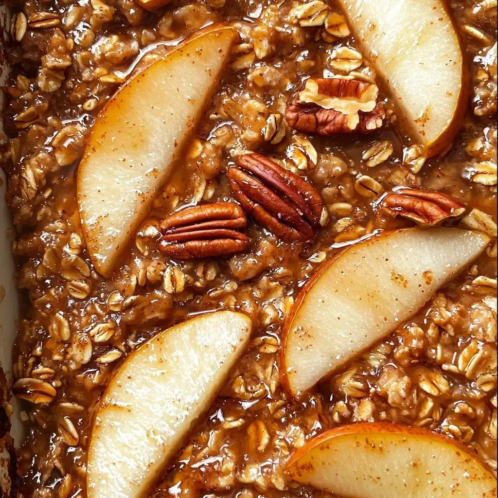 Easy Gingerbread Baked Oatmeal - step by step