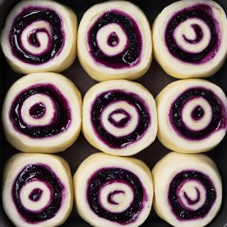 Sourdough Discard Lemon Blueberry Sweet Rolls Recipe - featured image