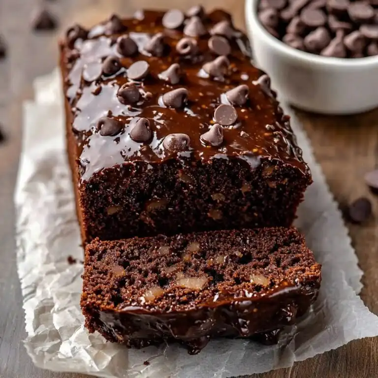 Healthy Chocolate Banana Bread - featured image