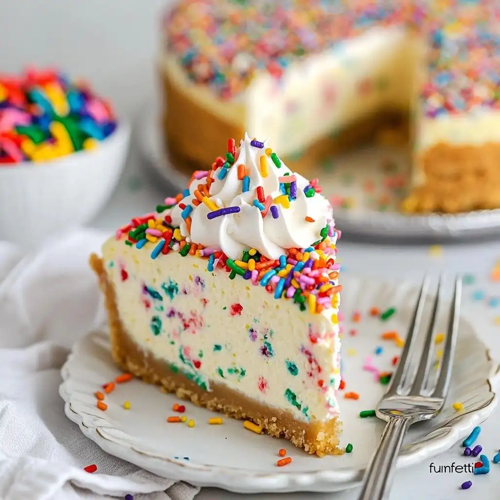 Funfetti Cheesecake - step by step