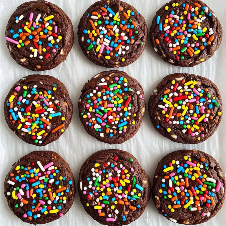 Double chocolate birthday cookies - featured image