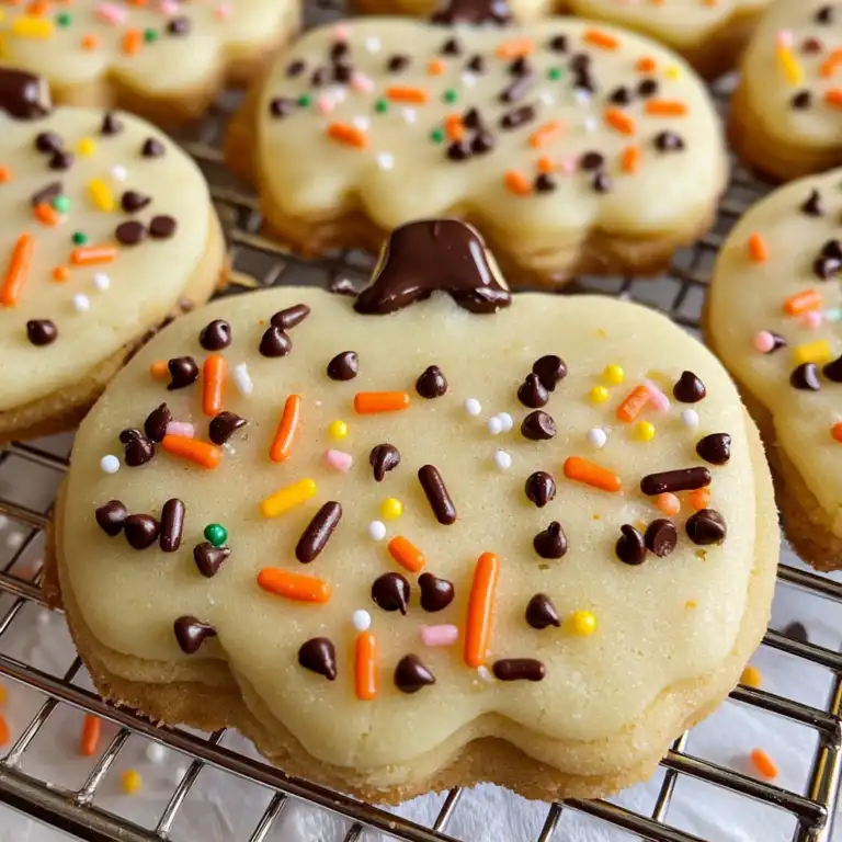 Halloween Shortbread Cookies - featured image
