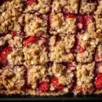 Strawberry Oat Crumble Bars - featured image