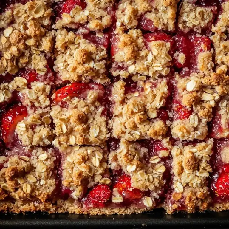 Strawberry Oat Crumble Bars - featured image