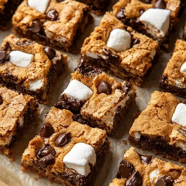 S'mores Cookie Bars (Recipe + Video) - featured image