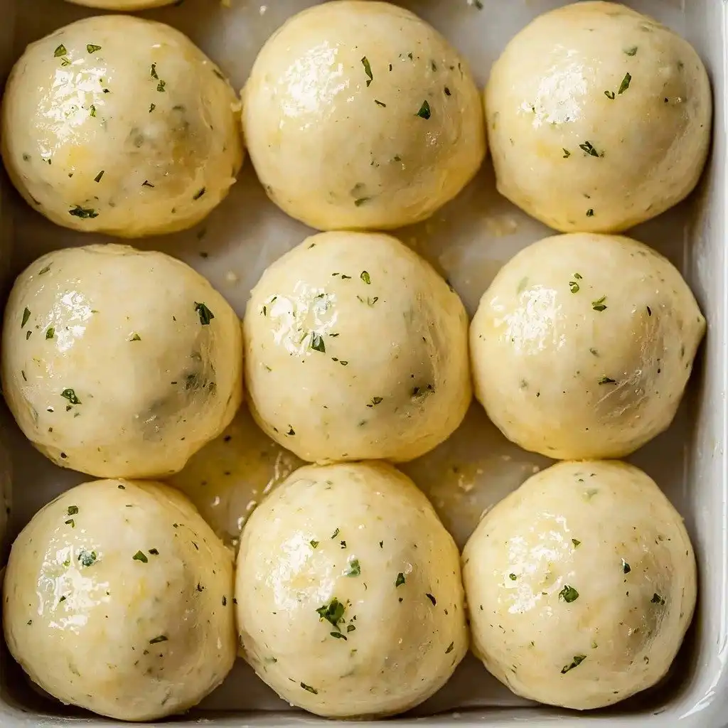 Garlic Bread Rolls - step by step