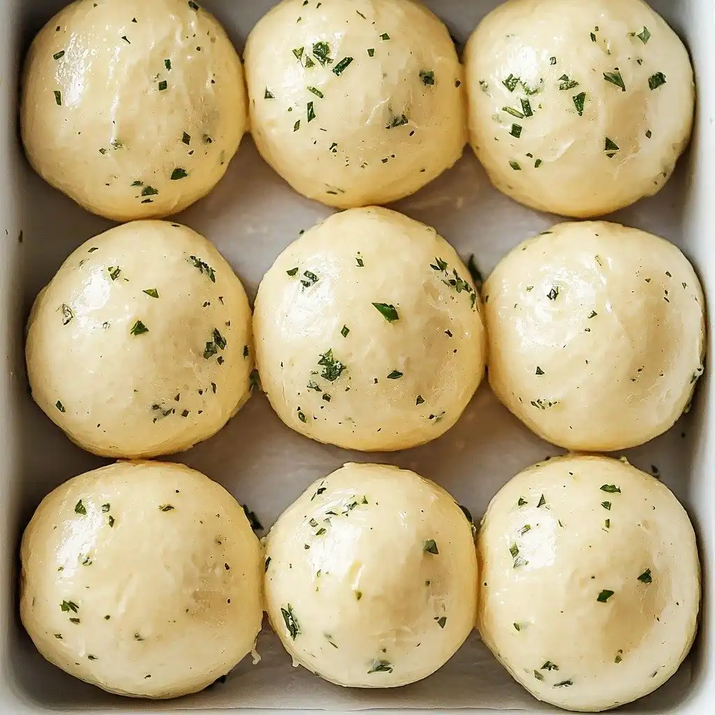 Garlic Bread Rolls - step by step
