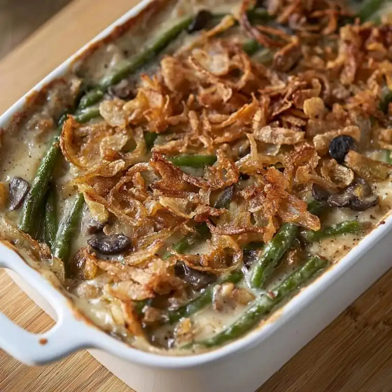 Campbells Green Bean Casserole Recipe - featured image