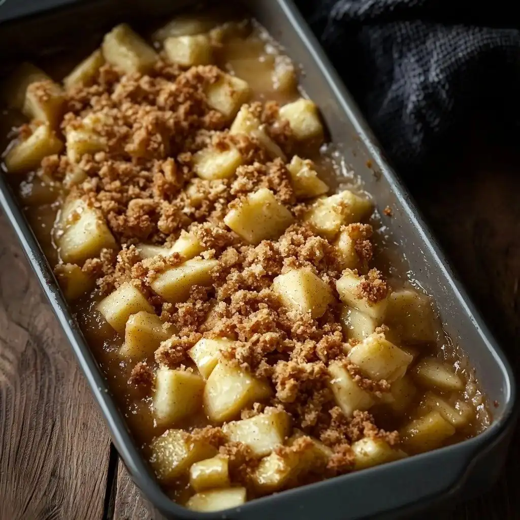 Cinnamon Apple Bread - step by step