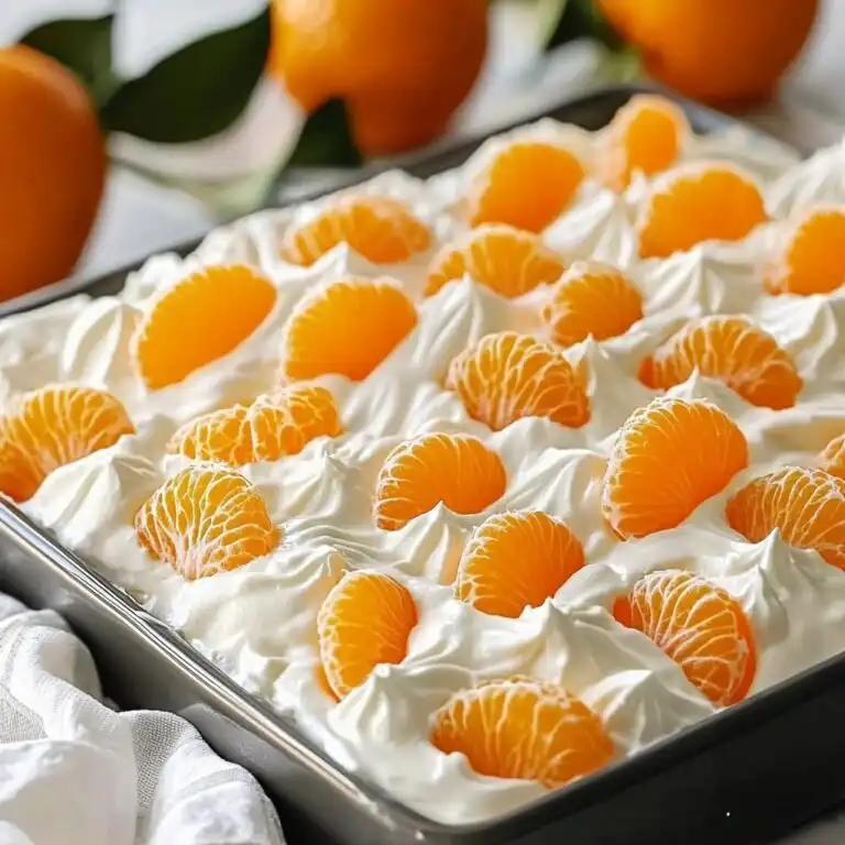 Orange Jello Poke Cake - featured image