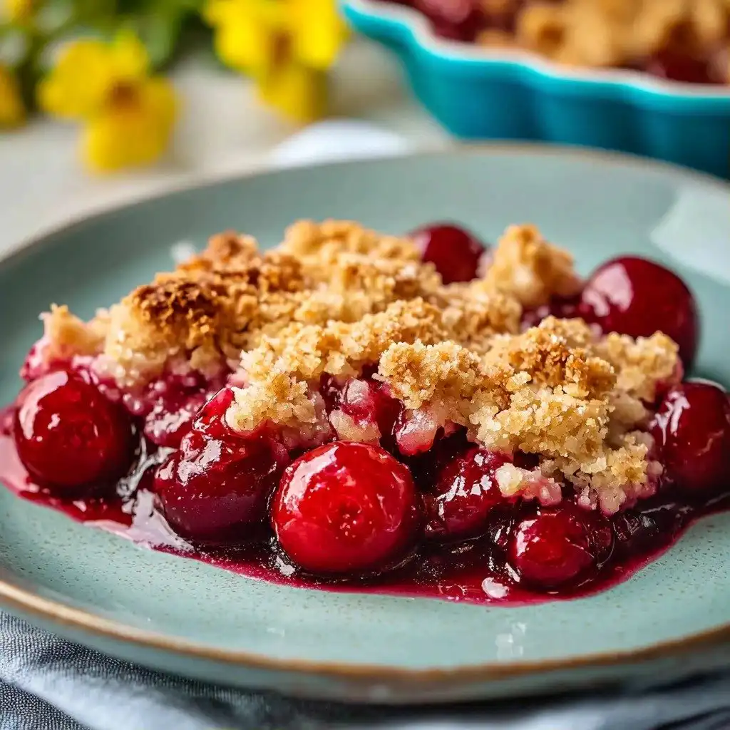 Raspberry Crisp - step by step