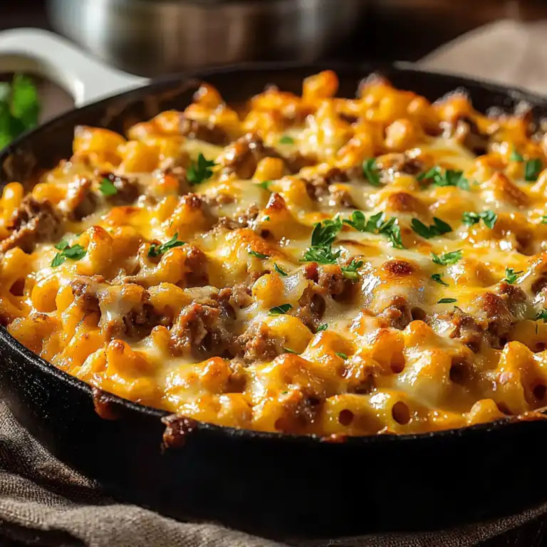 Sloppy Joe Ground Turkey Casserole - featured image