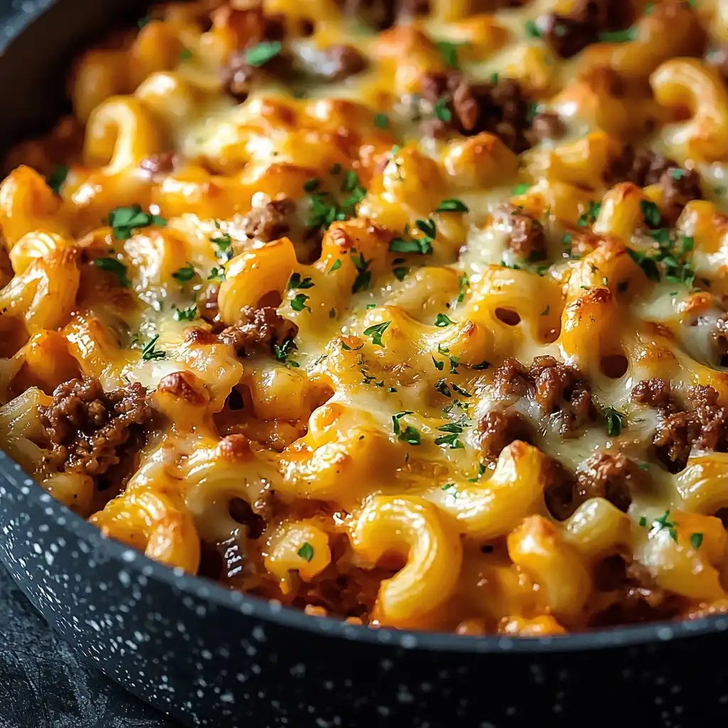 Sloppy Joe Ground Turkey Casserole - step by step