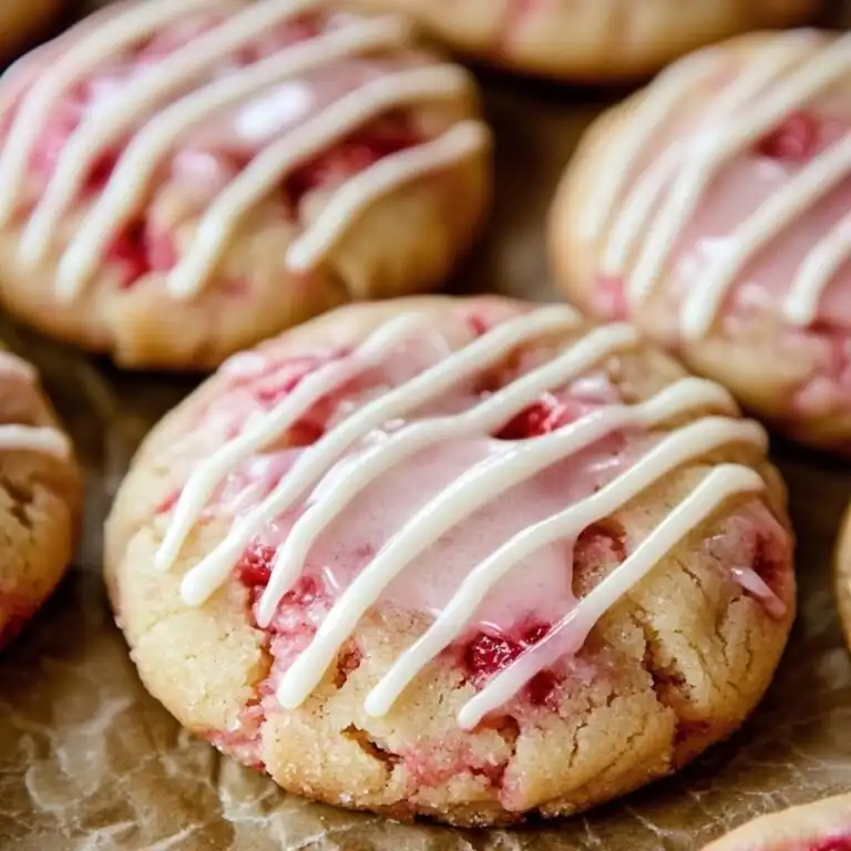 Cherry Almond Shortbread Cookies - featured image