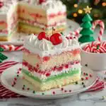 Christmas Jello Poke Cake - featured image