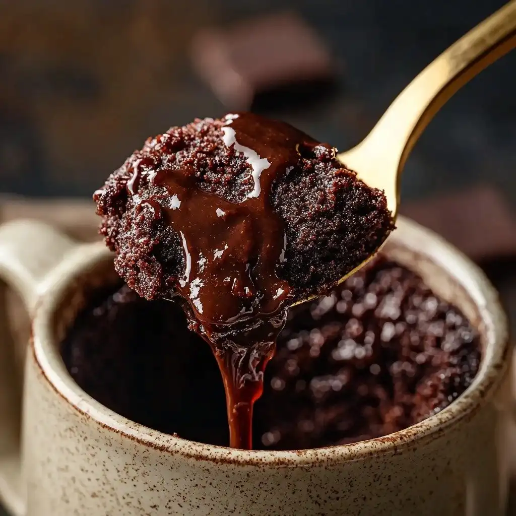 Quick Greek Yogurt Mug Cake - step by step