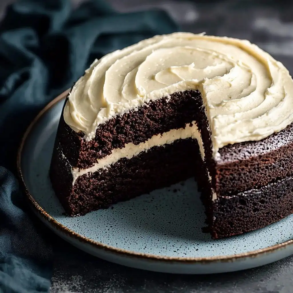Dark Guinness Chocolate Cake - step by step