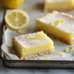 Homemade Greek Yogurt Lemon Bars - featured image