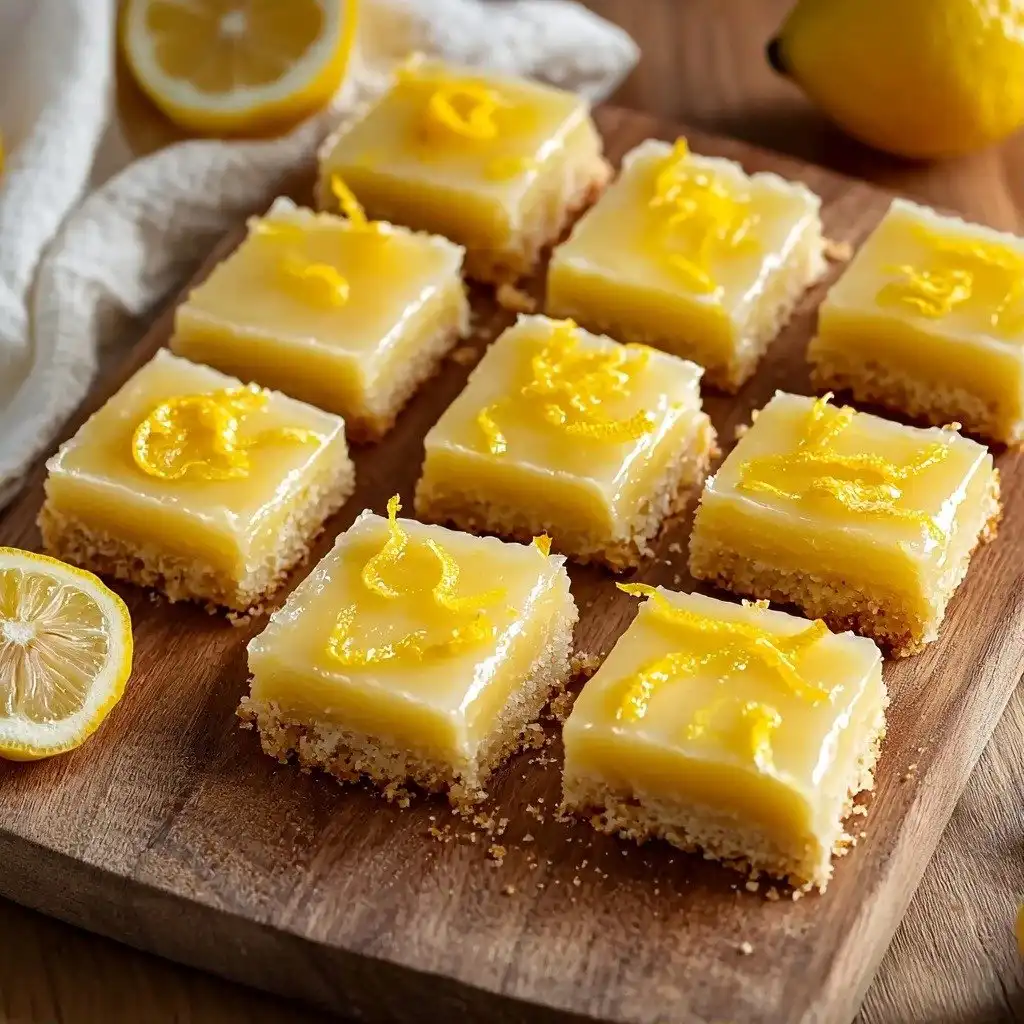 Homemade Greek Yogurt Lemon Bars - step by step