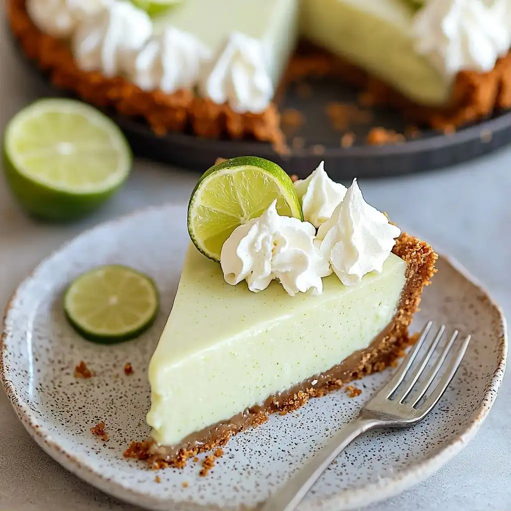Easy Key Lime Cheesecake - step by step