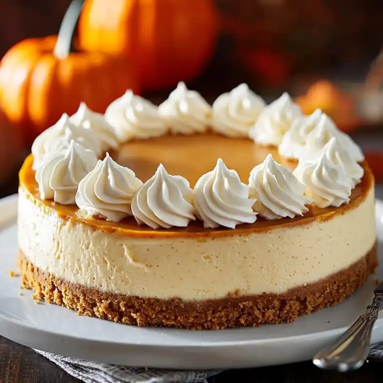 No-Bake Pumpkin Cheesecake