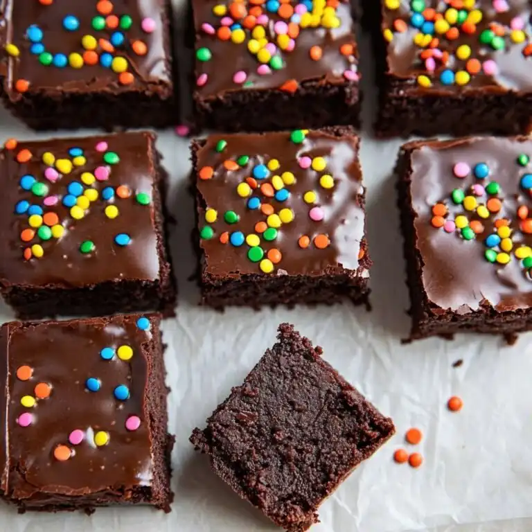 No-Bake Vegan Cosmic Brownies