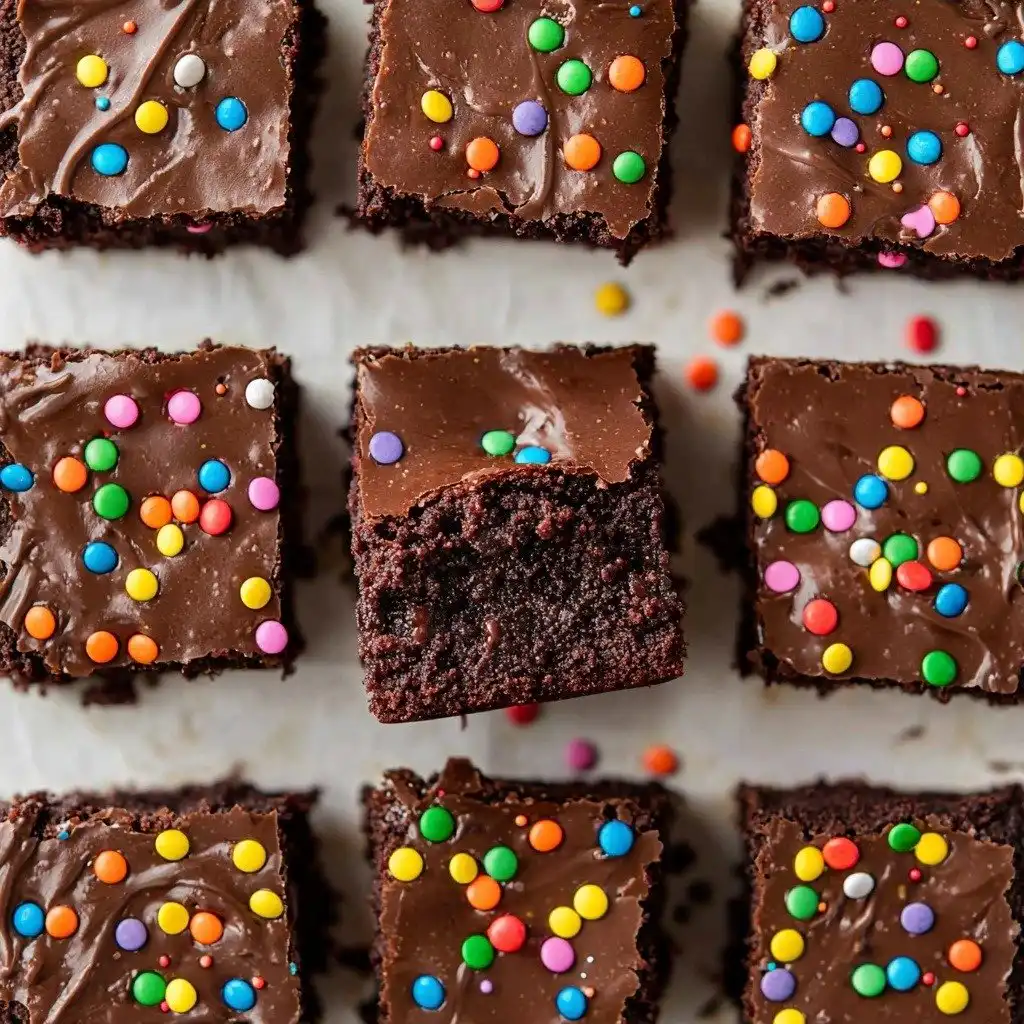 No-Bake Vegan Cosmic Brownies - step by step