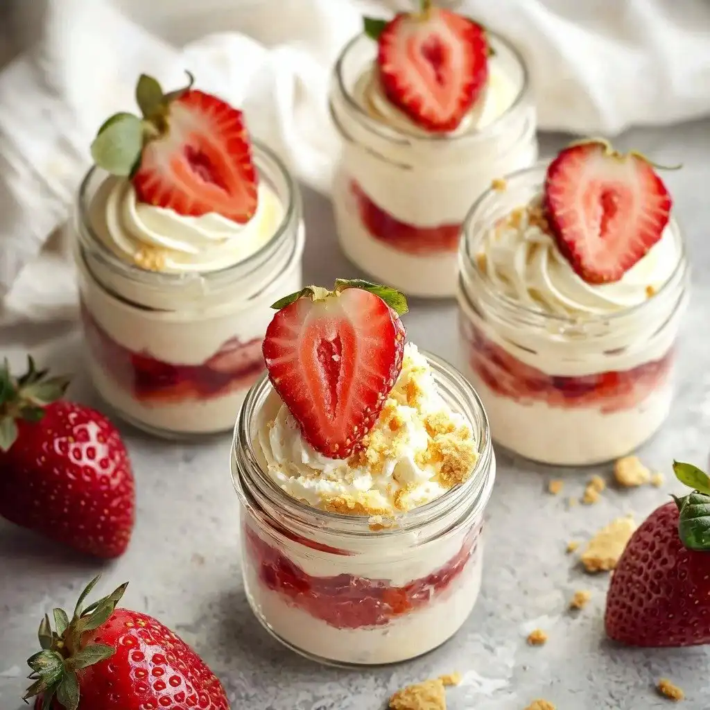 The Creamiest No-Bake Cheesecake Cups Recipe EVER!! - step by step