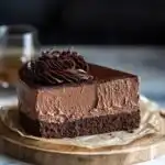 Ridiculously Easy Vegan Chocolate Mousse Cake- No Nuts, No Tofu!