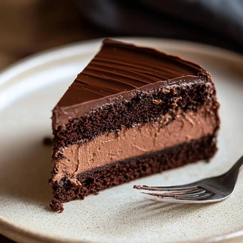 Ridiculously Easy Vegan Chocolate Mousse Cake- No Nuts, No Tofu! - step by step