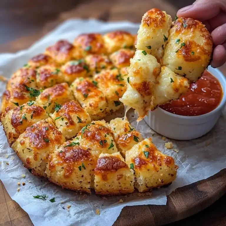 Keto Cheesy Garlic Breadsticks (4 Ingredients)