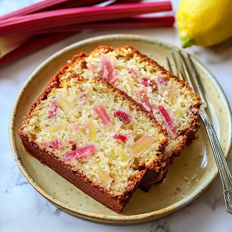 Lemon Rhubarb Bread