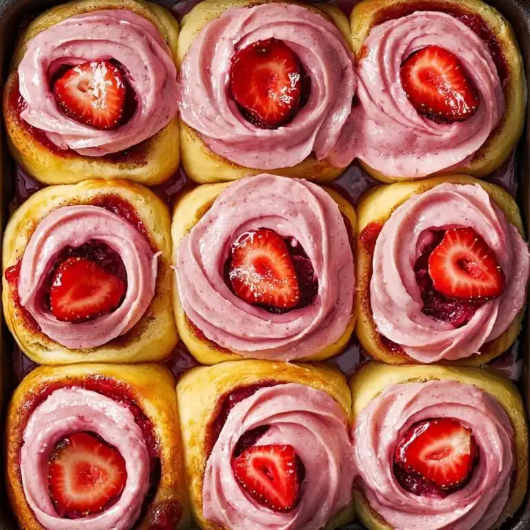 Strawberry Cinnamon Rolls