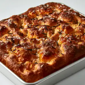 Sourdough Focaccia in a Loaf Pan
